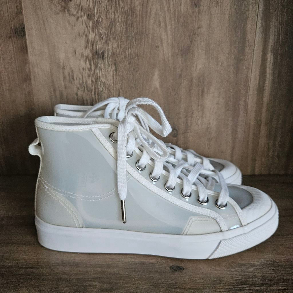 Adidas Nizza High Clear Jelly Sneaker White Womens 7